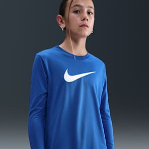 Nike Legend Big Kids' Dri-FIT Long-Sleeve T-Shirt. Nike.com